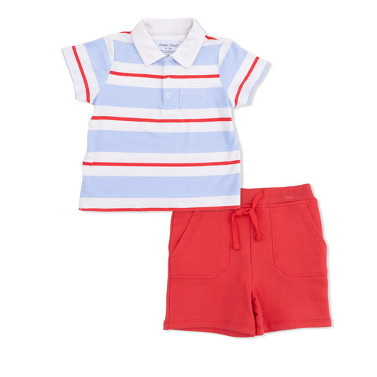 Angel Dear Preppy Rugby - Polo with Everyday Short