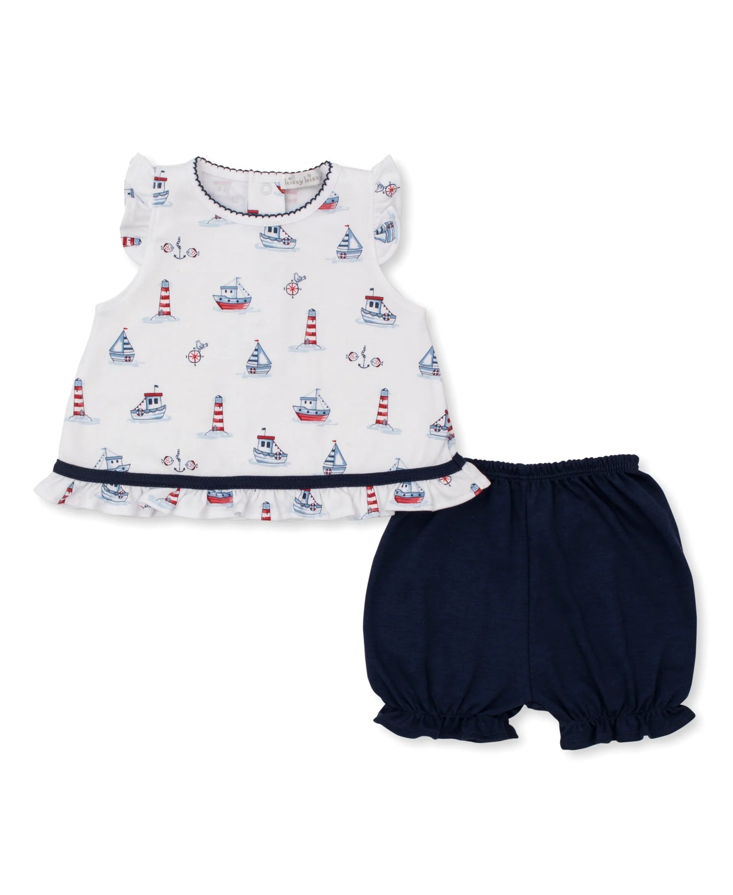 Kissy Kissy Seas the Day-Sunsuit Set Mix