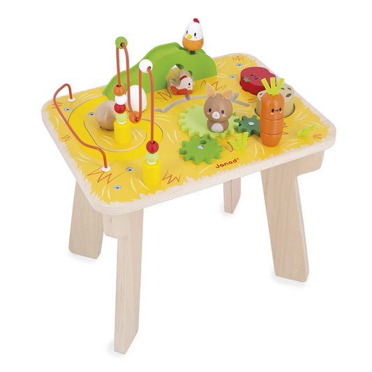 Janod Wooden Farm Activity Table