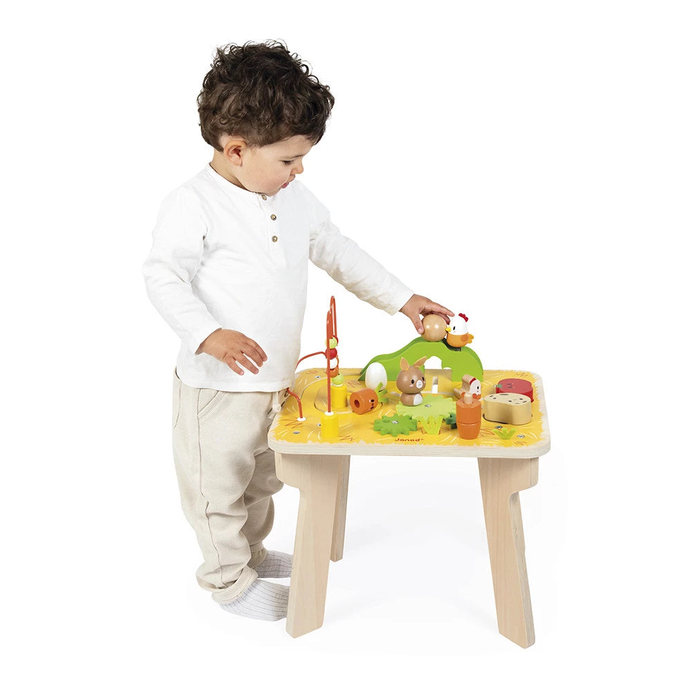 Janod Wooden Farm Activity Table