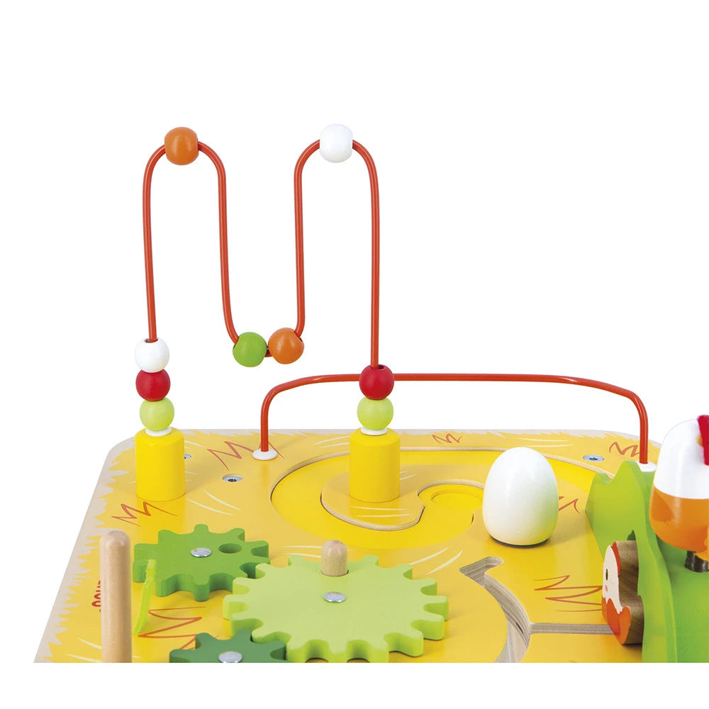 Janod Wooden Farm Activity Table