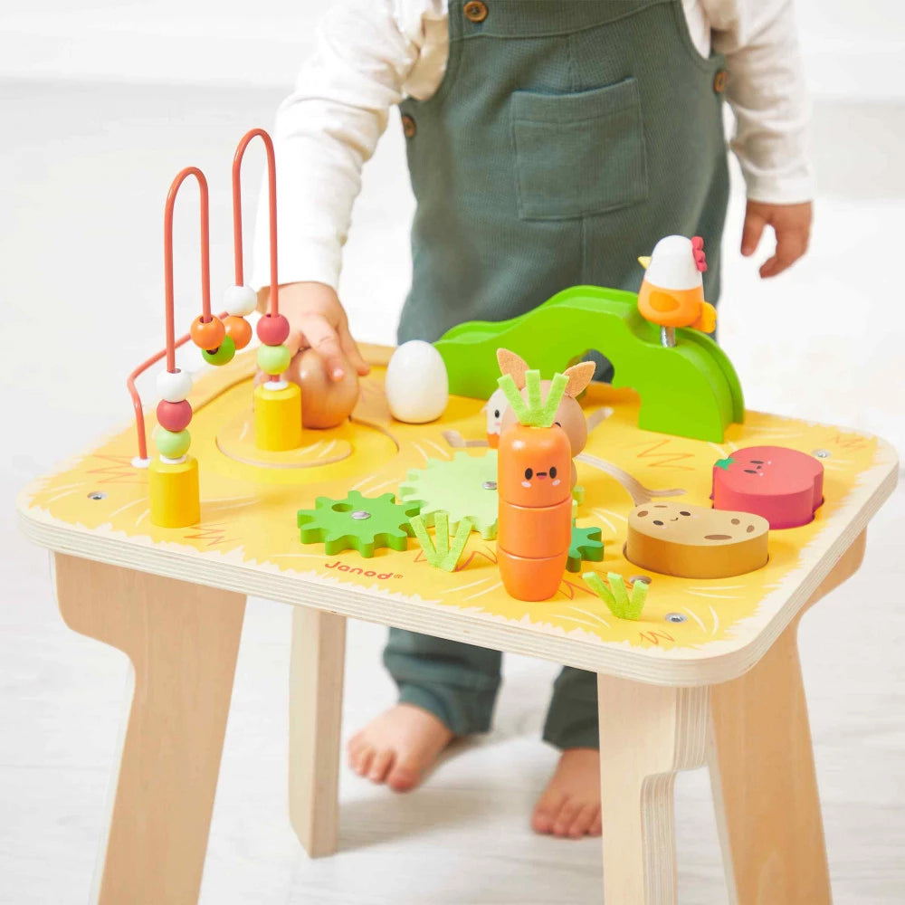 Janod Wooden Farm Activity Table