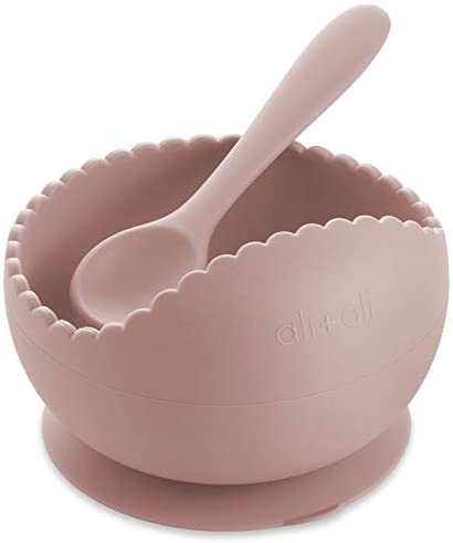 Ali+Oli Set Suction Bowl & Spoon