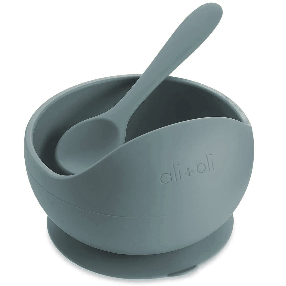 Ali+Oli Set Suction Bowl & Spoon