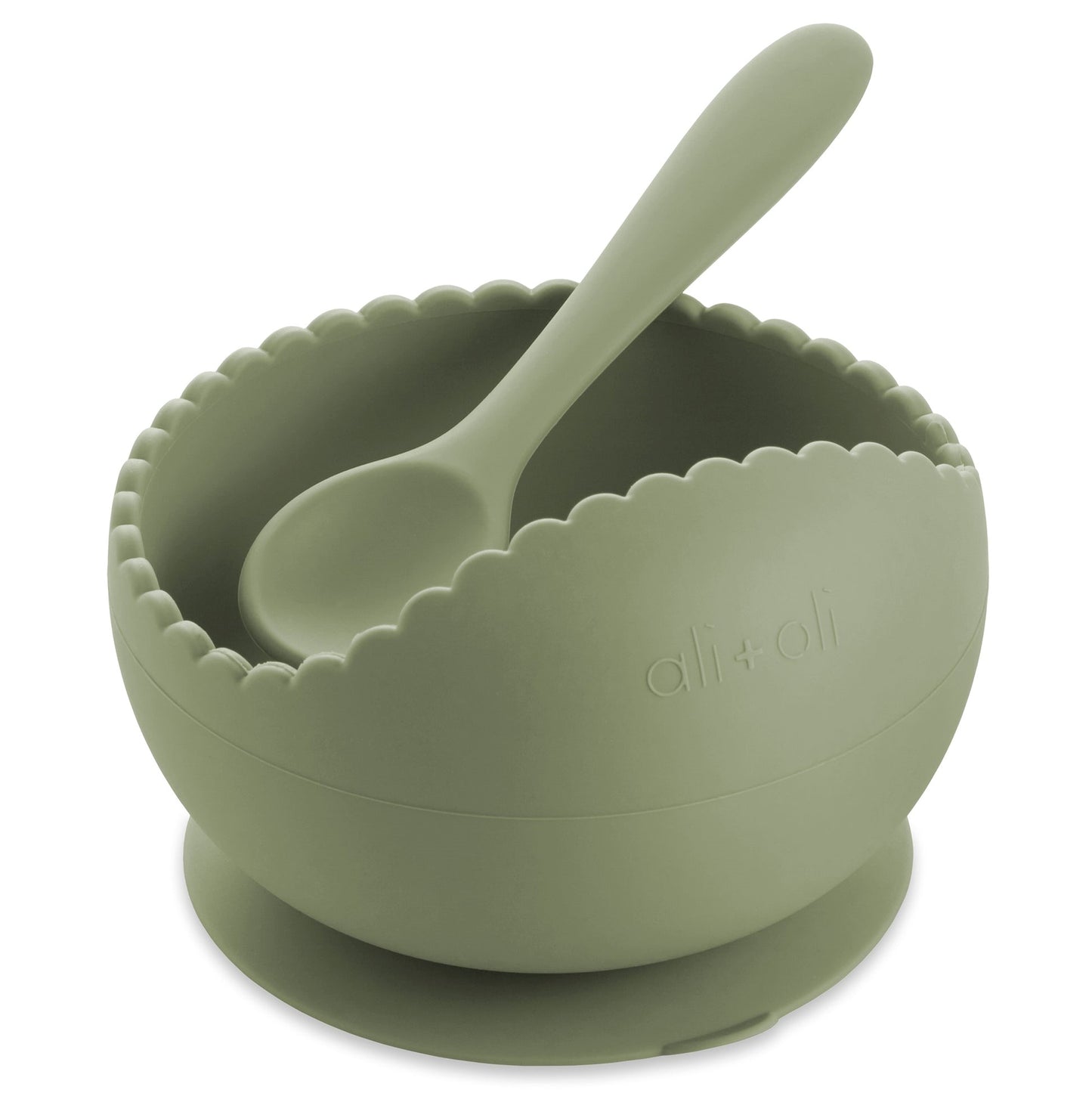 Ali+Oli Set Suction Bowl & Spoon