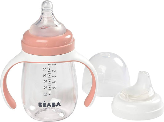 Beaba 2-in-1 Bottle To Sippy Training Cup 7oz