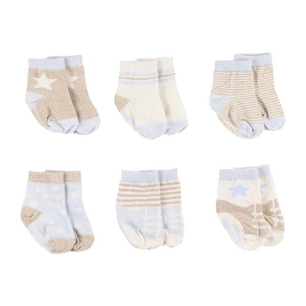 Elegant Baby Socks 6 Pack 0-12M