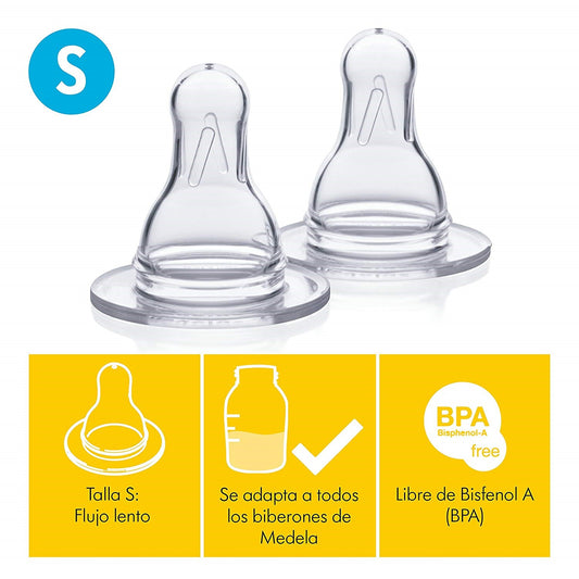 MEDELA REPUESTO PACK 2 TETINAS DE SILICON