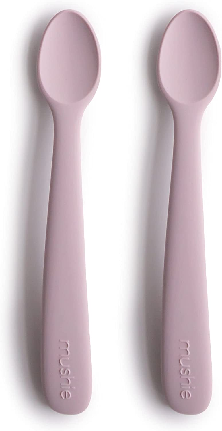 Mushie Silicone Feeding Spoons 2-Pack