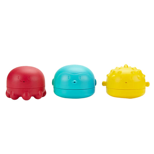 Ubbi Squeeze and Switch Bath Toys Multi