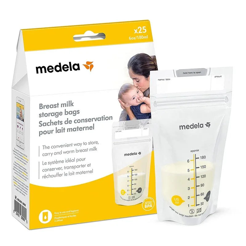 MEDELA BOLSAS PARA ALMACENAR LECHE MATERNA 25 UNIDADES